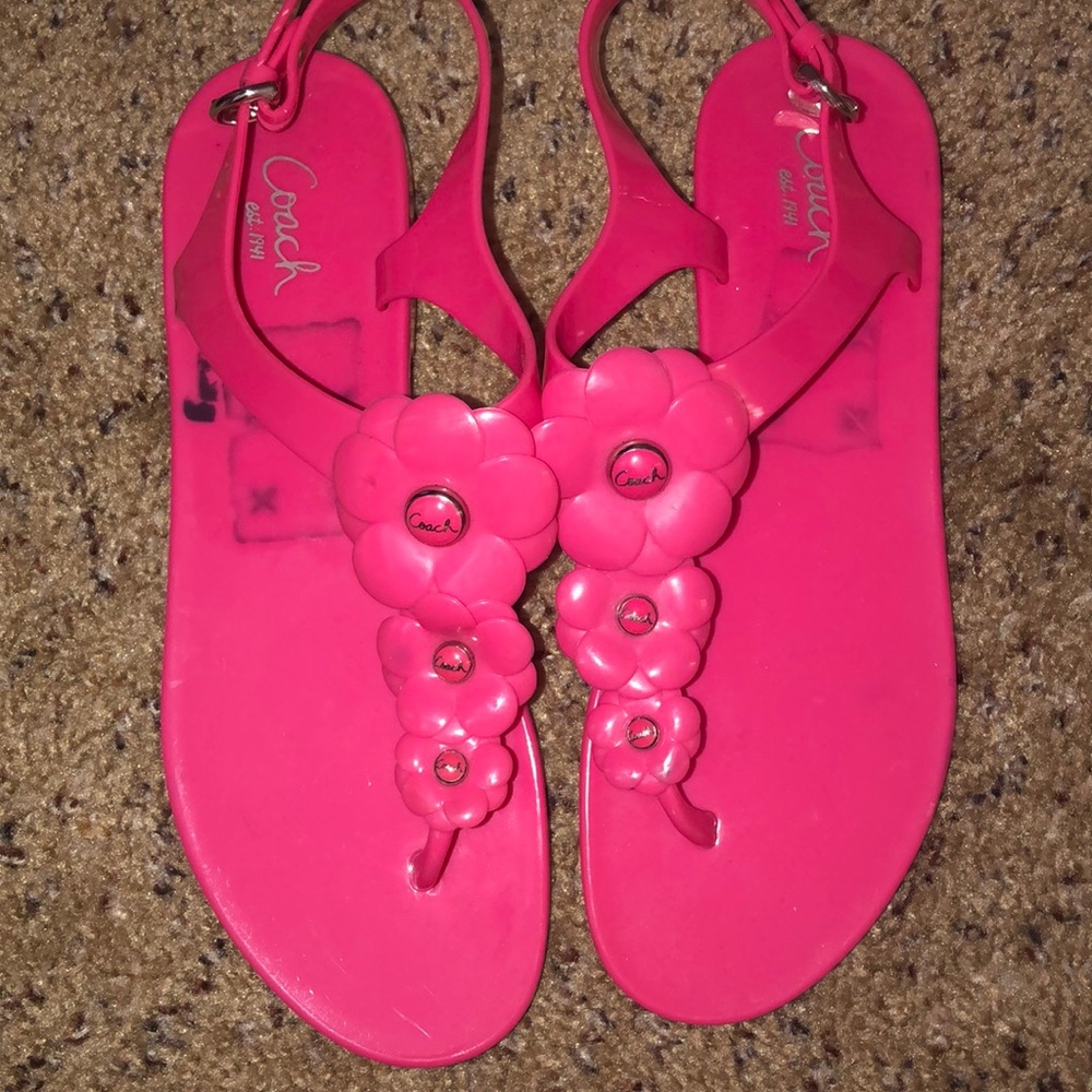 Coach Jelly Sandals